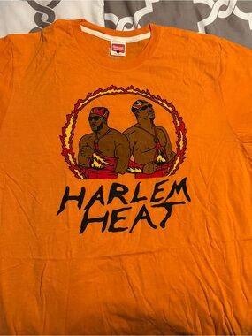 WWE Homage Harlem Heat Graphic Tee - Orange